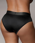 Shots Ouch XL/XXL Black Vibrating Strap-On Brief