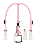 Elevate Sensations Rose Gold Clitoral & Nipple Pump Set