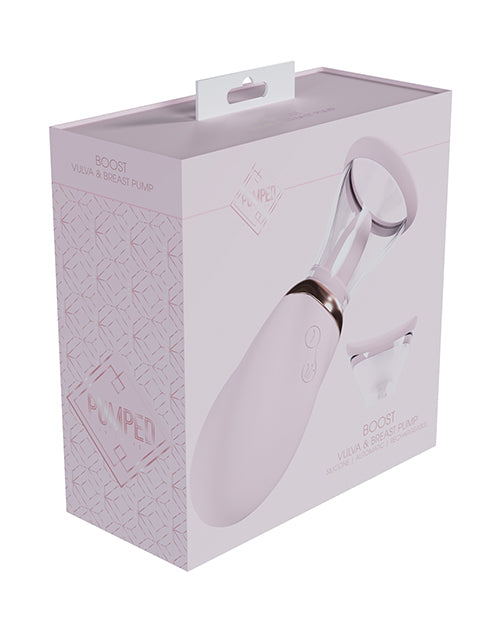 Shots Pumped Boost Rechargeable Vulva & Breast Pump Product Image.