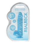 Consolador Realrock Crystal Clear con Bolas