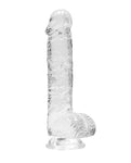 Shots Realrock Crystal Clear Dildo with Balls - A Sensational Journey of Pleasure