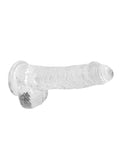 Shots Realrock Crystal Clear Dildo with Balls - A Sensational Journey of Pleasure