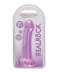 Shots Realrock Crystal Clear 7" Realistic Dildo