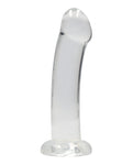 Shots Realrock Crystal Clear 7" Realistic Dildo