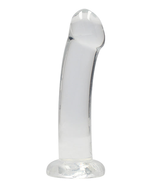 Shots Realrock Crystal Clear Consolador realista de 7" Product Image.