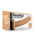 Realrock 8" Vibrating Hollow Strap-On in Flesh