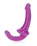 Shots Realrock 6" Neon Purple Glow Strapless Strap-On