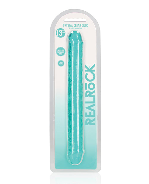 Realrock Crystal Clear 14" Double Dildo Product Image.