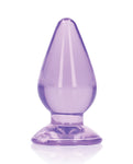 Plug Anal Realrock Crystal Clear Púrpura 3.5"