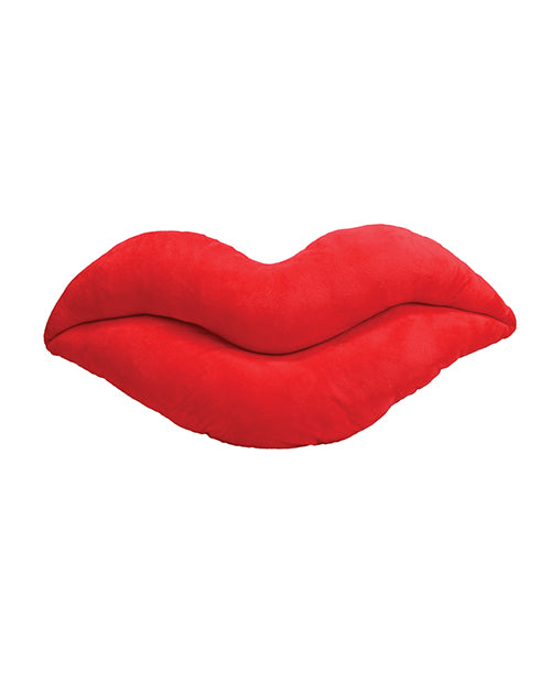 Sueños rojos románticos: Peluche de almohada para labios Shots Product Image.