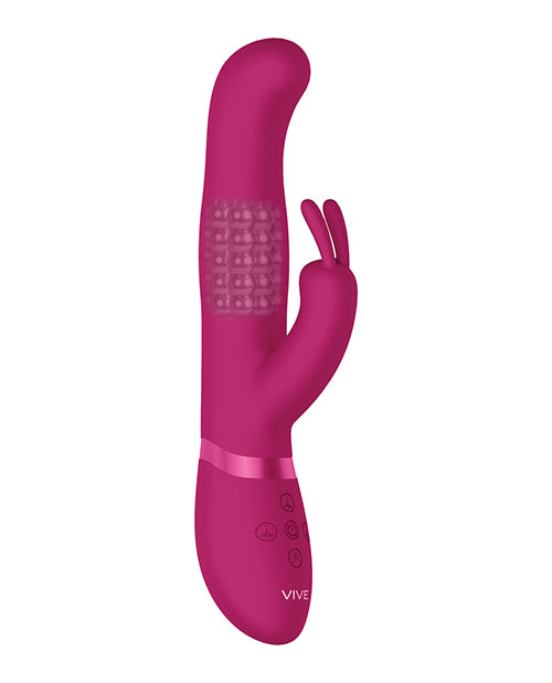 Shots Vive Izara Cuentas Giratorias Conejo - Rosa: Vibrador de Placer de Triple Acción Product Image.