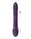 VIVE HALO Up & Down Ring G-Spot Rabbit - Purple Passion