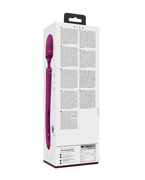 Shots Vive Kiku Purple Double Ended Wand & G-spot Stimulator Product Image.