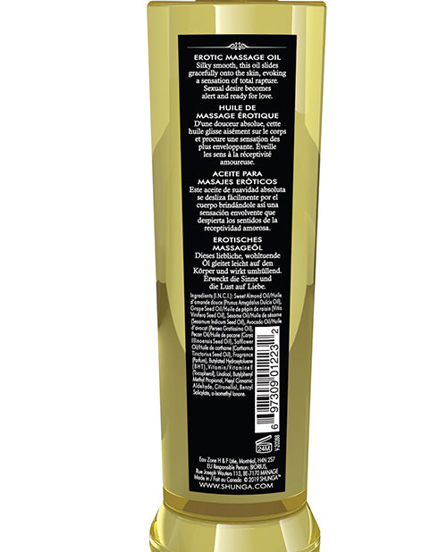 Shunga 甜蓮花按摩油 - 奢華 8 盎司混合 Product Image.