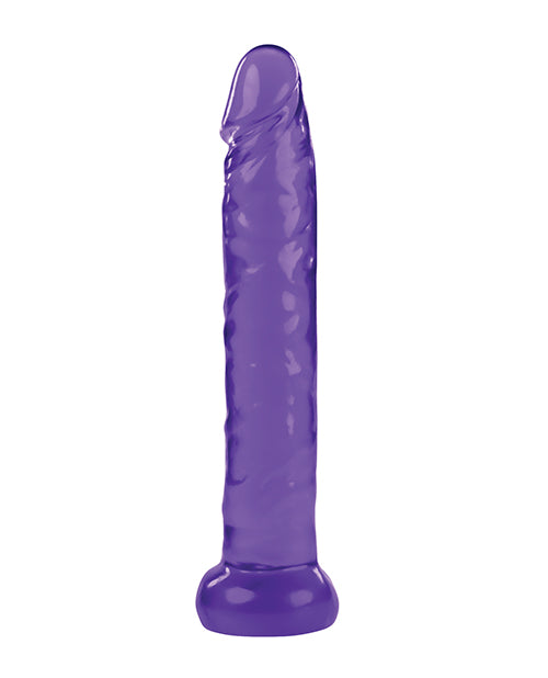 Selopa Slimplicity - Juguete de placer delgado con textura realista, color morado Product Image.