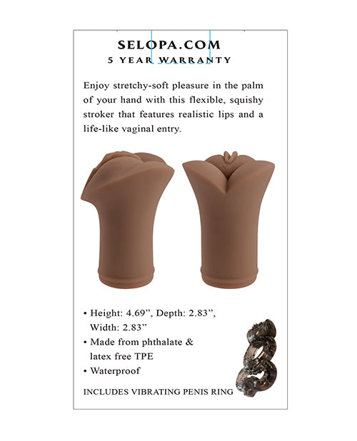 Selopa Pocket Pleaser Stroker: realista, cómodo y versátil Product Image.
