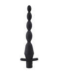 Selopa Vibrating Butt Beads - Black: Anal Bliss Guaranteed