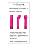 Presentamos el Selopa Paradise G - Pink: ¡El vibrador de placer del punto G definitivo para una satisfacción y placer incomparables!