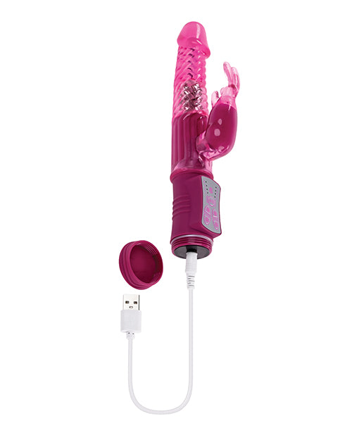 Selopa Pink Rechargeable Bunny - The Ultimate Dual Pleasure Vibrator Product Image.