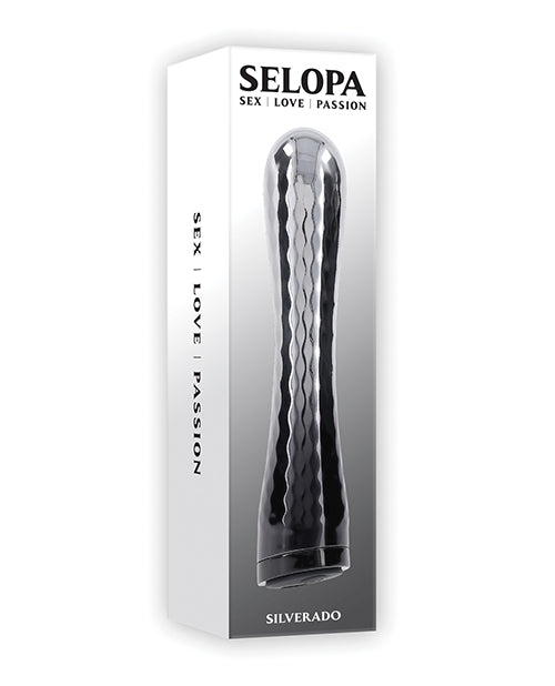 Selopa Silverado Bullet Vibrador - Gris/Negro - featured product image.