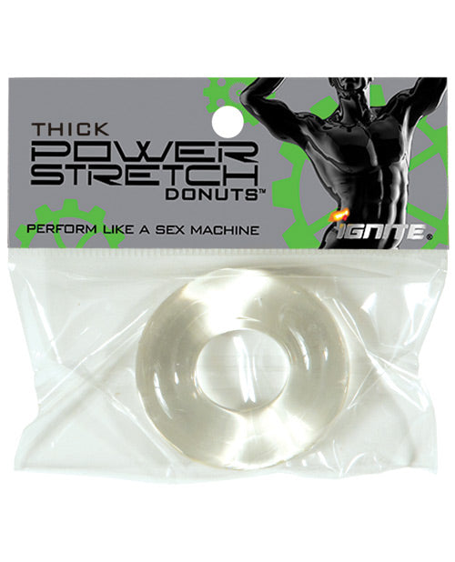 Si Novelties Ignite Thick Power Stretch Donut Cock Ring - Enhanced Performance & Comfort Product Image.
