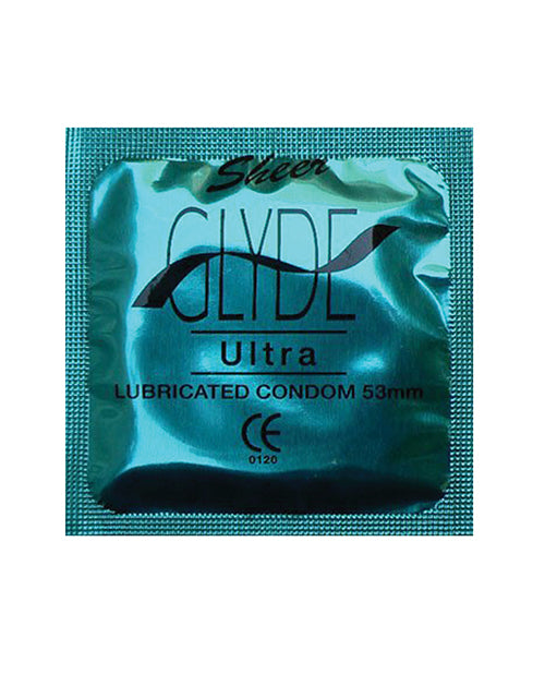 Glyde Ultra-Thin Vegan Condoms - The STANDARD Product Image.