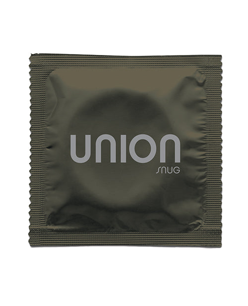 Preservativos veganos ultrafinos UNION SNUG - Paquete de 12 Product Image.