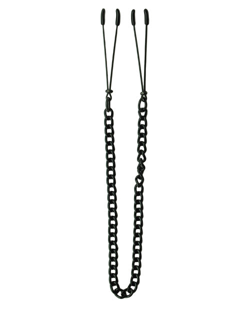 Abrazaderas para pezones con pinza negra ajustable Spartacus 🖤 Product Image.