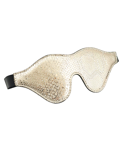 Spartacus Snakeskin Microfiber Luxury Blindfold Product Image.