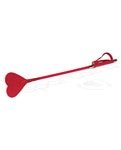 Spartacus PU Riding Crop with Plush Heart Shape Tip