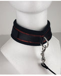 Spartacus Neoprene Silver Collar & Leash Set - Elegance Meets Comfort