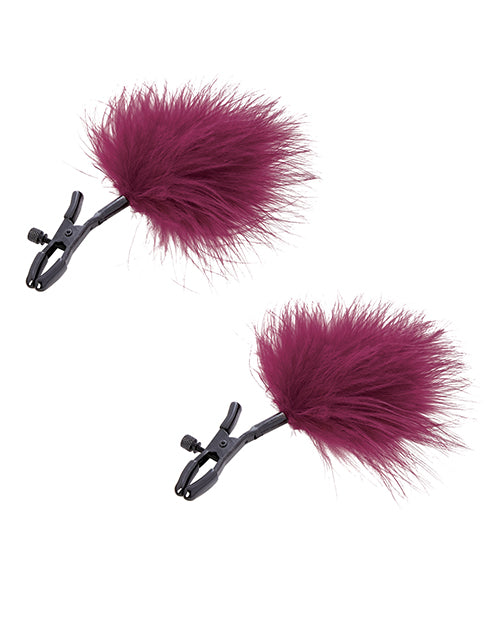 Enchanted Feather Nipple Clamps - Heighten Sensuality & Pleasure Product Image.