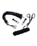 Saffron Tied & Twisted BDSM Kit - Black