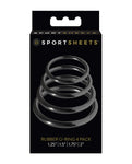 Sportsheets 橡膠 O 型環套裝 - 增強親密時刻