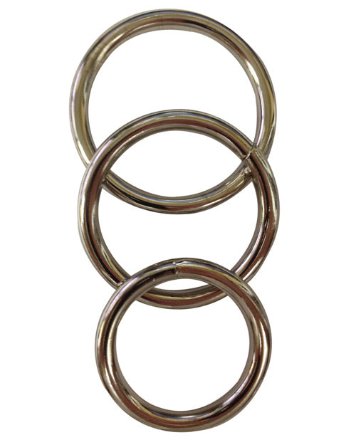 Sportsheets Metal O Ring Set: Pack of 3 - Unlock Intimacy Product Image.