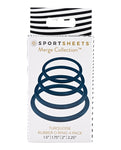 Sportsheets Turquoise O Ring 4 Pack - Enhance Your Intimate Moments