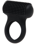 Malesation Tickle Me Nubbed Cock Ring - 12 Mode Rechargeable Black
