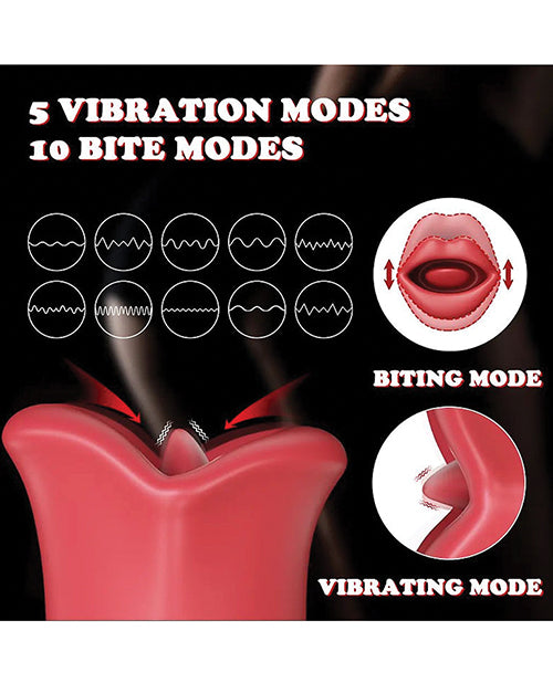 Estimulador bucal sensorial dual rojo Product Image.