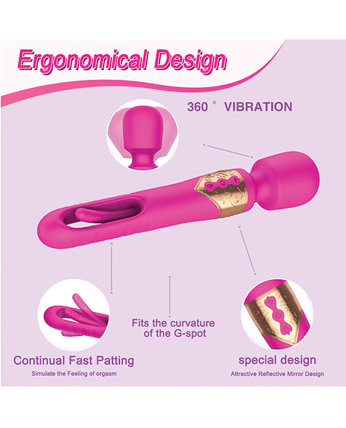Ellie Flicking Wand - Hot Pink: La máxima experiencia de placer Product Image.