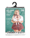 "Ms Honor Student School Girl Set in Red"