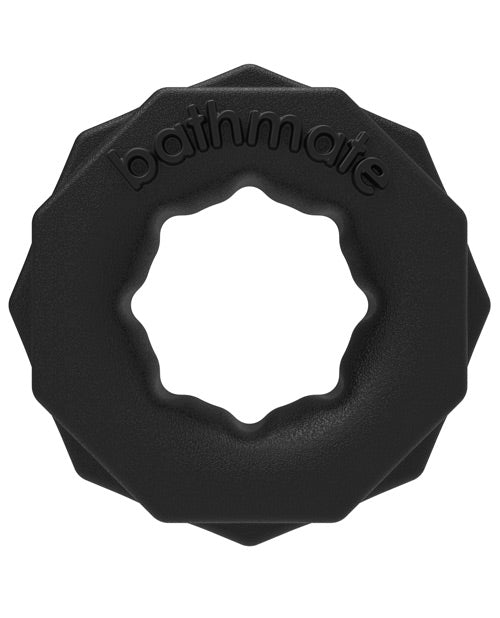 Bathmate 斯巴達黑色陰莖環 - 提升您的愉悅感 Product Image.