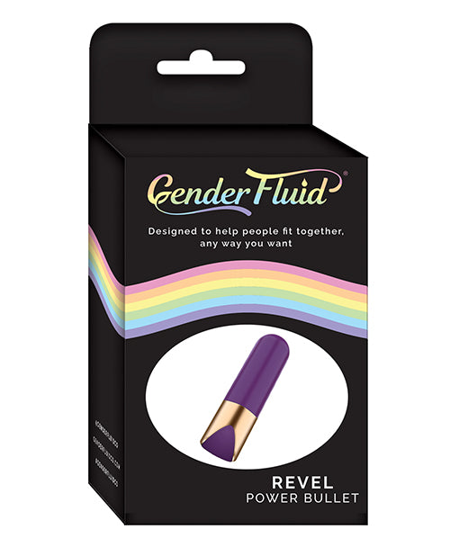 Revel Power Bullet: Gender Fluid Matte Black Vibrator Product Image.