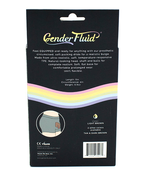 Gender Fluid 5" Equipped Soft Packer: Embrace Your True Self Product Image.