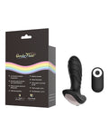 Ultimate Pleasure: Vibrador anal Gender Fluid Buzz con control remoto - Negro