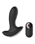 Ultimate Pleasure: Vibrador anal Gender Fluid Buzz con control remoto - Negro