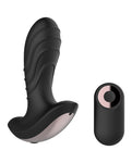 Ultimate Pleasure: Vibrador anal Gender Fluid Buzz con control remoto - Negro