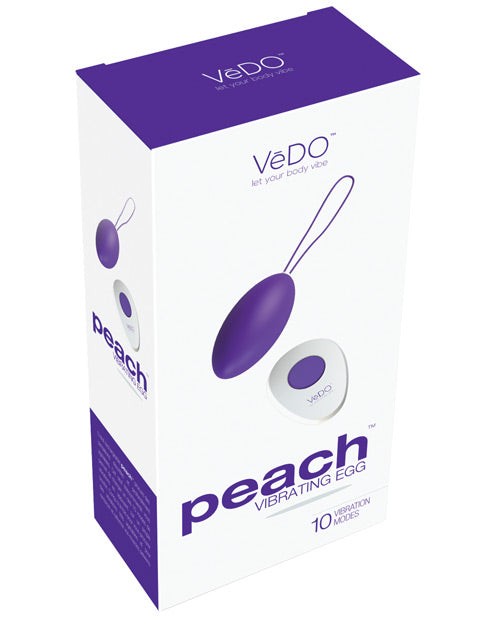Vedo Peach 充電 Egg Vibe：多功能愉悅和骨盆塑形 Product Image.