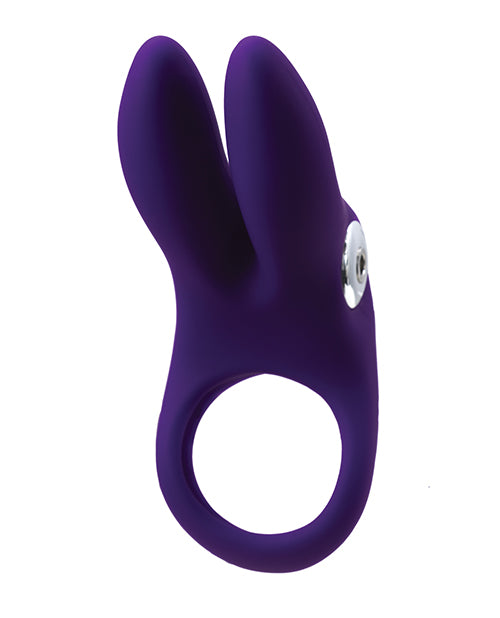 Vedo Sexy Bunny Rechargeable Ring in Deep Purple: An Invitation to Unforgettable Pleasure Product Image.