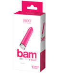 Vedo Bam Rechargeable Bullet: 10 Modes, Waterproof, Compact & Powerful Bullet Vibrator