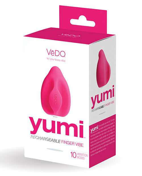 Vedo Yumi Finger Vibe: 10 modos potentes, resistente al agua y apto para viajes Product Image.